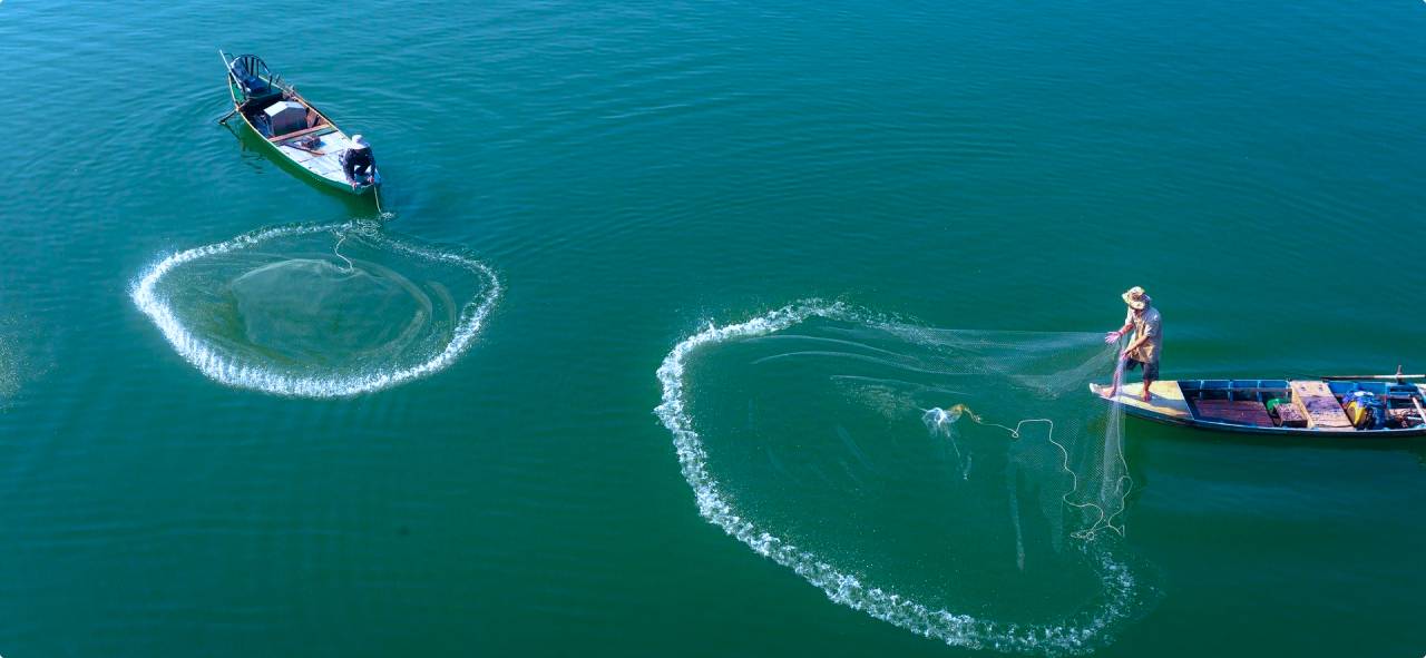 Man fishing